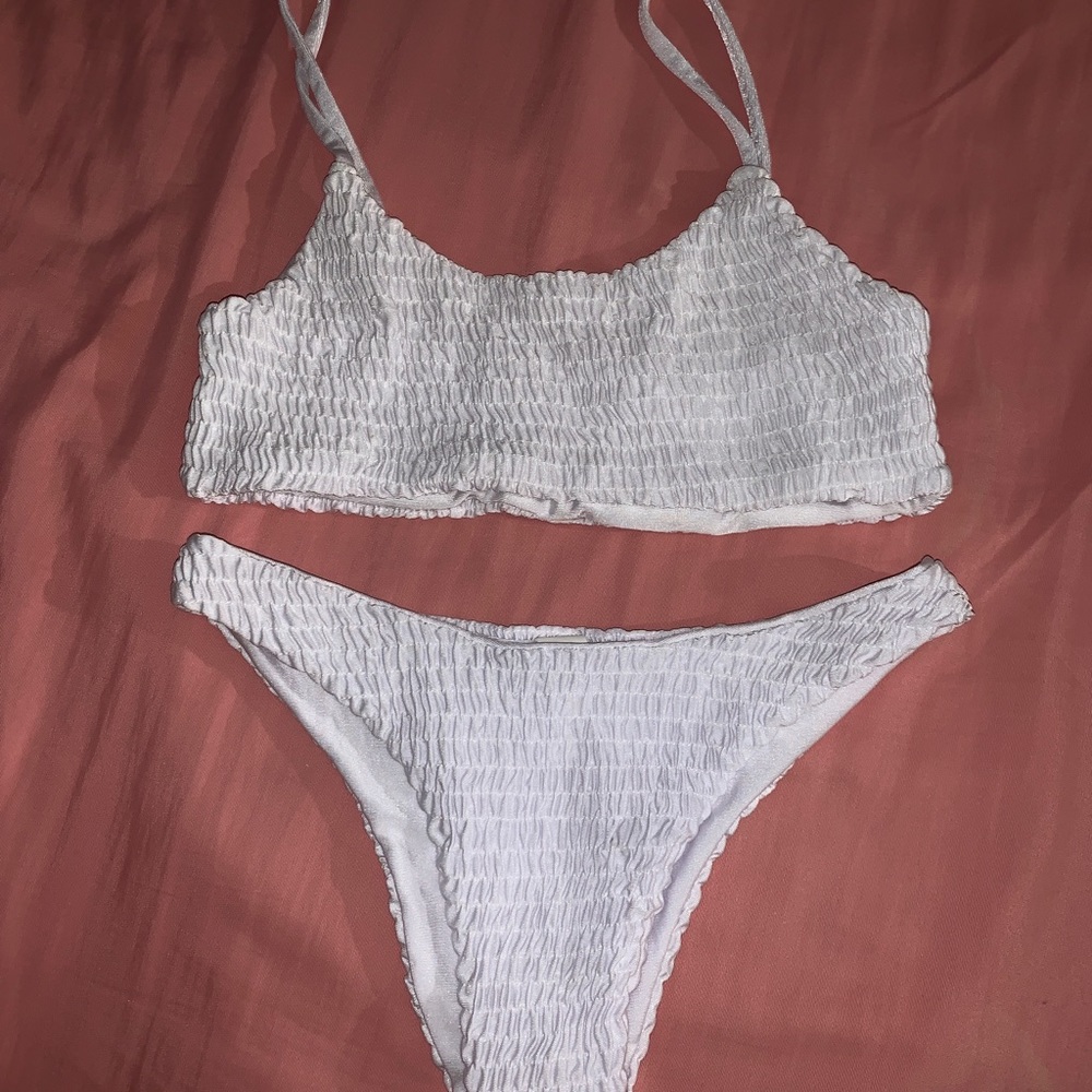 White bathing suit